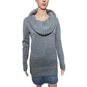 H&M Grey Sweater with Cowl Neck Size S